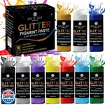 Baltic Day 10 Color Pigment Paste For Epoxy Resin Set Glitter. Fixed Price $34.99.