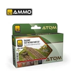 Atom Railway Fast Method Acrylic Paint Set (6 Colors) 20ML Bottles. Fixed Price $34.84.