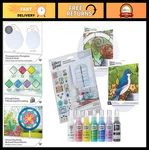 Gallery Glass PROMOGGSTR22 Stained Painting Starter Kit, 10 Piece Set Incl. Fixed Price $76.99.