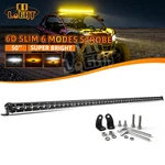 Auxbeam 50" Led Light Bar Strobe Amber White Combo For Can-am Maverick X3. Fixed Price $96.78.