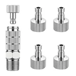 1/8 In Airbrush Quick Release Disconnect Coupler Kit AB-117M5 Silver. Fixed Price $11.95.