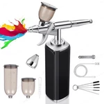 Pro Mini Airbrush Kit Gravity-fed Dual-action Complete Spray Set For Models. Fixed Price $59.99.