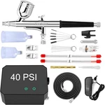 Gocheer Airbrush Kit With Compressor, 40 48 Psi High Pressure N.... Fixed Price $85.98.
