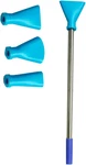 Blue Stainless Steel Straw Blow Nozzles Set For Acrylic Paint Pouring Tools, Acc. Fixed Price $17.64.