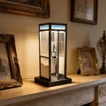 Retro British Style Mini Telephone Booth Night Light For Bedroom & Home Decor Us. Fixed Price $31.49.