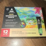 Arteza Premium Watercolor Set 12 Unique Multicolor ARTZ-8157. Fixed Price $20.00.