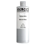 Golden Fluid Acrylic Paint Titanium White 16 Oz High Pigment Consistency. Fixed Price $52.69.
