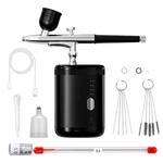 Airbrush Kit: Handheld Spray Paint Gun With 0.3/0.5MM Nozzle, Rechargeable Co.... Fixed Price $45.09.