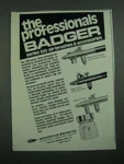 1976 Badger Air-brush Model 100 Illustrators, 150 Poster. Fixed Price $17.99.