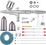 Gyfent Airbrush Kit, Gun With 4 Quick-release Nozzle SETS(0.2/0.3/0.5/0. Fixed Price $49.98.