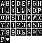 12 Inch Letter Symbol Numbers Craft Stencils, 42 Pcs. Fixed Price $37.64.