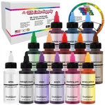 Chefmaster 2-OUNCE 12-COLOR Airbrush Cake Kit With Usa Mixing Wheel. Fixed Price $58.99.