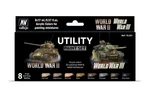 Vallejo Model Color Utility Paint Set Wwii Historic Military Shades. Fixed Price $31.99.