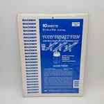 Vintage Badger Foto/frisket Film Gloss Finish Sealed Pack Of 10 Sheets-air Brush. Fixed Price $19.95.