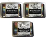 Tim Holtz Distress Watercolor Pencils Set 1, 2 And 3-36 Woodless. Fixed Price $58.98.