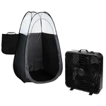 Naked Sun X-fan Tent Bundle With Tan Solution Overspray Extraction. Fixed Price $172.00.