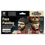 Vallejo Face Painting Acrylic Model Color Set 8 Paints. Fixed Price $31.99.
