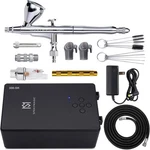 Spraymagic Airbrush Kit With Compressor, 55PSI High Pressure Dual-action. Fixed Price $109.24.