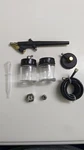 Pointzero Single-action 22CC Siphon-feed Airbrush Set .8MM Nozzle. Fixed Price $15.99.