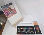 Painting Kit For Adults, With Tabletop Easel. Fixed Price $28.94.