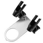 Uouteo Mini Airbrush Holder Stand Attaches To Compressor Holds Up Silver. Fixed Price $12.31.