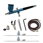 C-TG3AS-PBB Paasche Talon Polar Blue Cerakote Dbl Act Grav Feed Airbrush Set. Fixed Price $131.33.