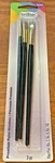 Testors, (3) Premium Paint Brushes, Flat NO.2, NO.8, NO.10, Model 281205. Fixed Price $22.98.