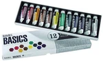 Liquitex Basics Acrylic Paint Set 12 22ML Tubes Assorted Colors 8.88 Oz. Fixed Price $38.39.