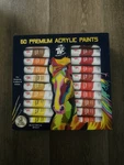 Tbc The Best Crafts Premium Acrylic Set Of 60 + 3 Brushes New. Fixed Price $10.99.