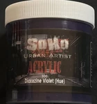 Soho Urban Artist Heavy Body Acrylic Paint - 500 Ml Jar Dioxazine Violet (hue). Fixed Price $13.99.