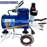 Paasche Airbrush & Compressor Package: TG3F, D500SR, AC7 PASTG100D Hh. Fixed Price $349.00.