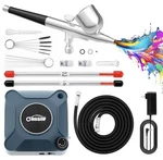 Airbrush Kit With Compressor,oasser Dual Action 40 Psi 10.5 L/min. Fixed Price $84.00.