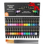 Shuttle Acrylic Paint Set, 30 X12ML Tubes Artist Quality Non Toxic Rich P.... Fixed Price $14.62.