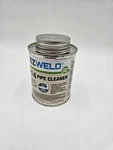Ez Weld 21402 CLEANER,8 Oz,clear,pvc,cpvc,abs. Fixed Price $5.49.