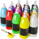 Nicpro 14 Colors Large Bulk Acrylic Paint Set (33.8 Oz, 1000 Ml) Rich Art Pai.... Fixed Price $131.86.