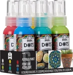 Dots Acrylic Paint Set, 6 Piece Diy Kit Featuring Colors. Fixed Price $29.69.