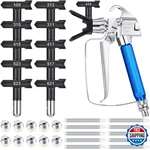 Zhengmy 17 Pcs Airless Paint Sprayer Gun Nozzle Guard Tips Filter Kit. Fixed Price $55.28.