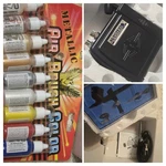 Airbrush Lot KIT-VC16-B22 Portable Mini Compressor Master Metallic Paint New. Fixed Price $50.00.