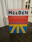 Meeden Acrylic Paint Set With Aluminum Tabletop Easel New For Adults & Beginner. Fixed Price $45.00.