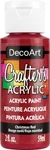 Decoart Crafter's Acrylic All-purpose Paint 2OZ-CHRISTMAS Red DCA-20. Fixed Price $9.86.