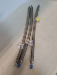 Lot Of 3 Hose Master 24" Flexible Ss Braided 1/2" Stub End New, No Box. Fixed Price $110.00.