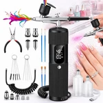 Airbrush Kit For Nails With Compressor, 28/38/48PSI High Pressure, Led Displa.... Fixed Price $29.98.