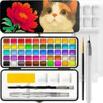 Artistro 50 Colors Watercolor Paint Set - Portable With Palette And.... Fixed Price $22.39.
