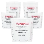 Custom Shop Paint Mixing Cups, 5-QUART (12 Pack) Plastic Measuring For.... Fixed Price $85.37.