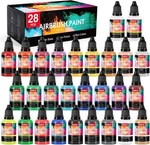 Esrich Airbrush Paint 26 Colors (1 Oz) With 1.01 Fl (pack Of 28),. Fixed Price $28.41.