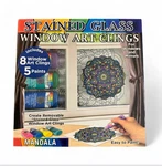 Zorbitz Stained Glass Window Art Clings Diy Mandala Kit - Christmas Gift Ideas. Fixed Price $20.00.