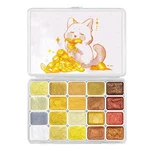Craftymanor Mini Glitter Watercolor 1 Count (pack Of 20), Gold Colors. Fixed Price $12.71.