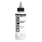 Acrylic Medium High Flow 4 Fl. Oz Clear Professional Transparent Golden Bottle. Fixed Price $20.00.