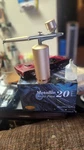 Hissico Metallic Acrylic Paint Set 20 Colors Multicolor Usb Spray Gun System. Fixed Price $32.95.