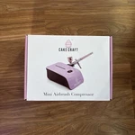 Cake Craft Mini Airbrush Compressor 12PC Kit New Food Color & Glitter Nib. Fixed Price $66.59.